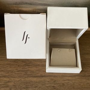 Laurie Fleming Nereid Studs Mother of Pearl Yellow Gold